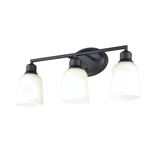 ML Lighting Amberle - 3 Light Bath Vanity-10 Inches Tall and 22 Inches Wide