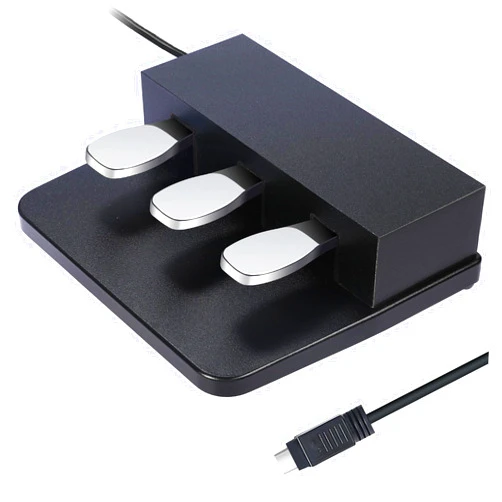 ATNEDCVH 3-Pedal For Digital Keyboards Pianos,Three Foot Pedal Unit Compatible With Yamaha P125, P121, P515, DGX670 Electric Digital Pianos