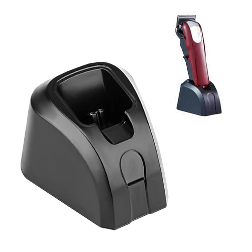 Kimhonglee Professional Cordless Clipper Charger Fits Wahl Replacement 4V Hair Clippers Vertical Clipper Charging Stand for Wahl, Sterling, and 5-Star Cord/Cordless Clippers (Black)