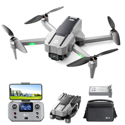 Holy Stone HS440G Drones with Camera for Adults 4k, Under 250g, FPV RC Quadcopter with Brushless Motors, 5GHz Transmission, Auto Return, Follow Me, Waypoints, Foldable Camera Drone for Beginners