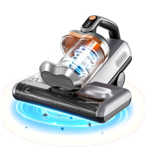 Hasfu Mattress Vacuum Bed Vacuum Cleaner with 16Kpa Suction 253.7nm UV-C Light, 450W Double-Cup Handheld Vacuums