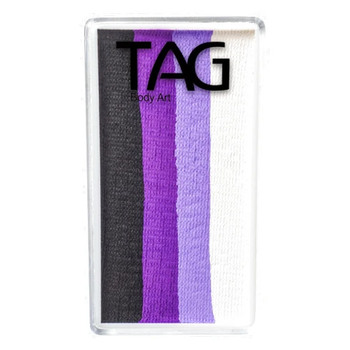 TAG Body Art TAG Face and Body Paint - 1 Stroke Split Cake 30g - Black Iris