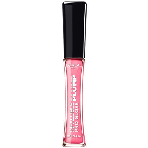L’Oréal Paris L'Oreal Paris Infallible Pro Gloss Plump Lip Gloss with Hyaluronic Acid, Long Lasting Plumping Shine, Lips Look Instantly Fuller and More Plump, Gleam, 0.21 fl. oz.