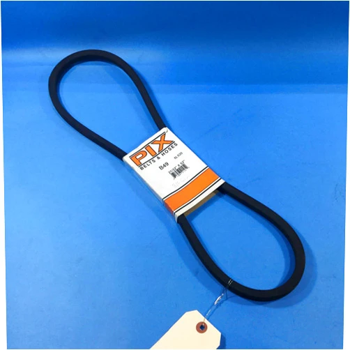 PIX NORTH B49/5L520 5/8x52 Black Rubber V-Belt