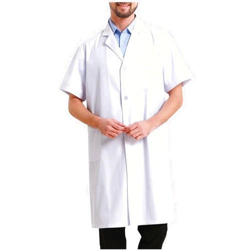 Generic Lab Coat for Men & Women - 3/4 Length Lightweight Science Chemistry Medical Uniforms Long/Short Sleeve with Pockets
