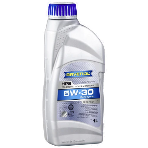 RAVENOL J1A1515 HPS 5W-30 Hypersynth Semi-Synthetic Motor Oil - Longlife-98 Approved (1 Liter)