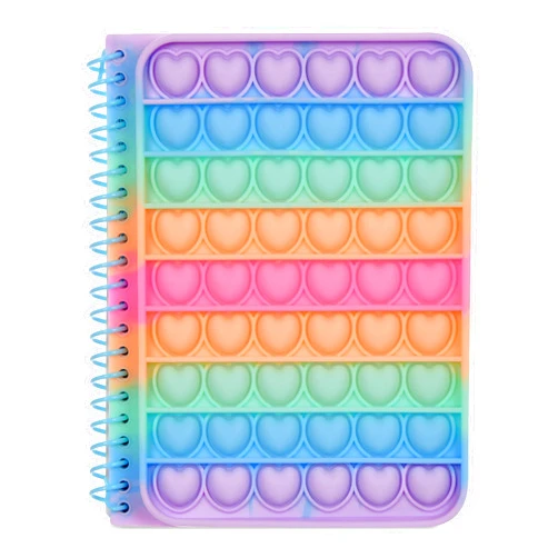 iscream Silicone Heart Popper Cover Spiral-Bound Lined Page 7