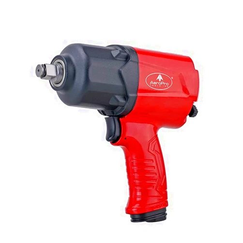 AEROPRO TOOLS 1/2-Inch Aluminum Air Impact Wrench(A398),Twin Hammer with 1000FT-LB Super Torque, Pneumatic Impact Gun, for Auto Repair, Tire Shop (A398 Aluminum Housing)