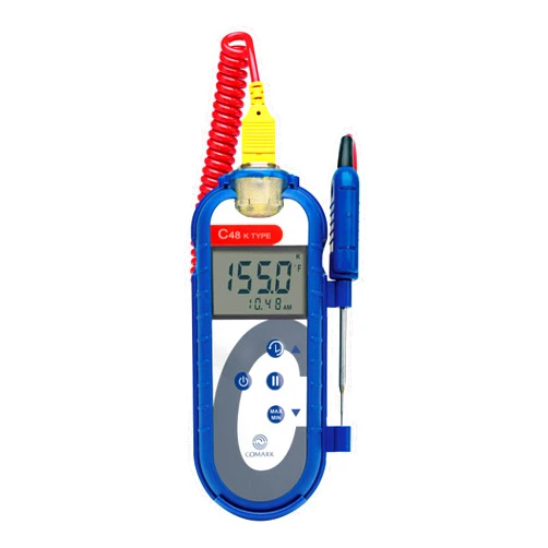 Comark C48/P15 Food Thermometer Kit Instant Read, Hand held Waterproof Kitchen Thermometer