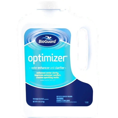 BioGuard Optimizer (8 lb) New - Enhances Water Clarity, Softens Water, Maintains pH Levels - Powder - Pool Chemical - Blue