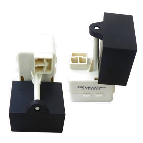 Smaeti 2Pcs W10613606 Refrigerator Compressor Start Relay and Capacitor Replacement for Whirlpool/for Ken-More 59652673202 59651674100, Replace C8931605, W10416065, W10613606VP, 14217273, 67003186
