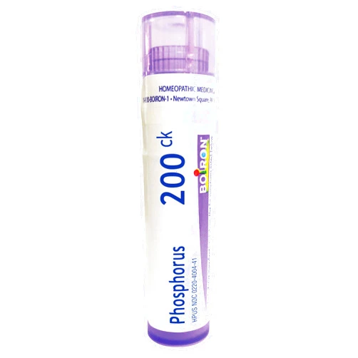 Boiron Phosphorus 200CK, 80 Pellets, Homeopathic Medicine for Dizziness