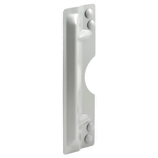 Prime-Line MP4585 Out Swinging Door Latch Protector, Gray Finish (Single Pack)