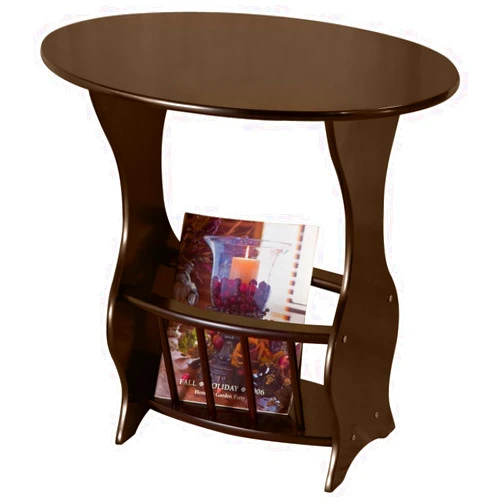 Frenchi Furniture Magazine Table, Dark Cherry