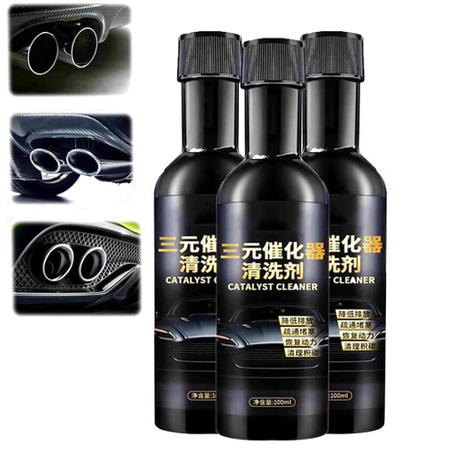 PIUOP Catalytic Converter Cleaner, Catalytic Convertor Cleaner, Instant Car Exhaust Handy Cleaner, Fuel System Cleaner for Gasoline Engines, Fuel and Exhaust System Cleaner for Car