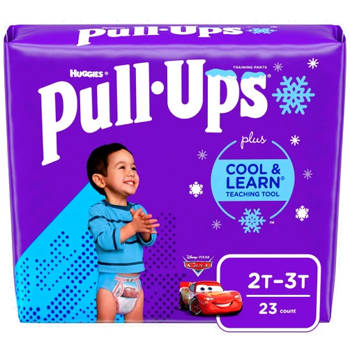 Pull-Ups Cool & Learn Boys' Training Pants, 2T-3T, 23 Ct