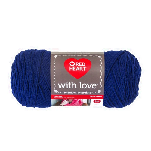 Red Heart With Love Yarn - Navy