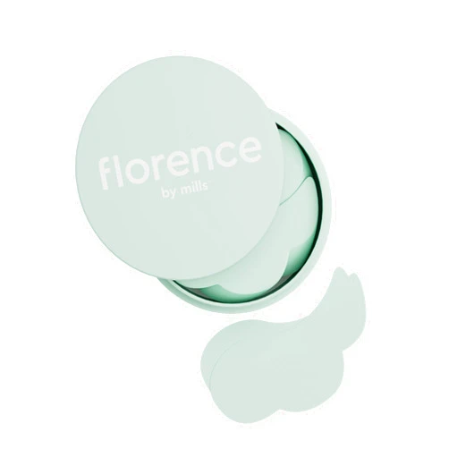 florence by mills Floating Under the Eyes Depuffing Gel Pads | Re-Energize Tired Under Eyes | Hydrating | Vegan & Cruelty-Free - 30 Pairs/60 count