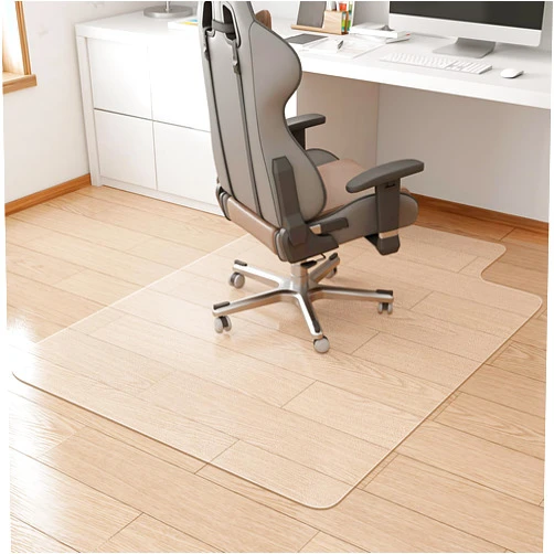 KMAT Office Chair Mat,Easy Glide Hard Wood Tile Floor Mats,Chair Mat for Hardwood Floor,Clear Desk Chair Mat for Home Office Rolling Chair,Heavy Duty Floor Protector -36