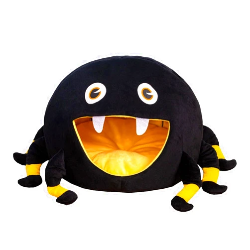 Awakentti Cat Bed Cave, Cartoon Spider Style Pet Nest, Cat Houses for Indoor Cats, Creative Cat Tent with Enough Space for Small Medium Large Cats