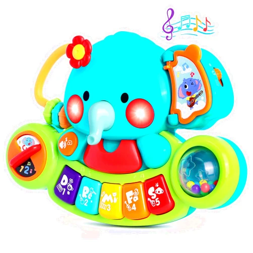 WITALENT Baby Piano Toy 6 to 12 Months Light Up Music Baby Toys for 6 9 12 18 Months Early Learning Educational Piano Keyboard Infant Babies Girl Toy 1 Year Old Boy Girls Gift