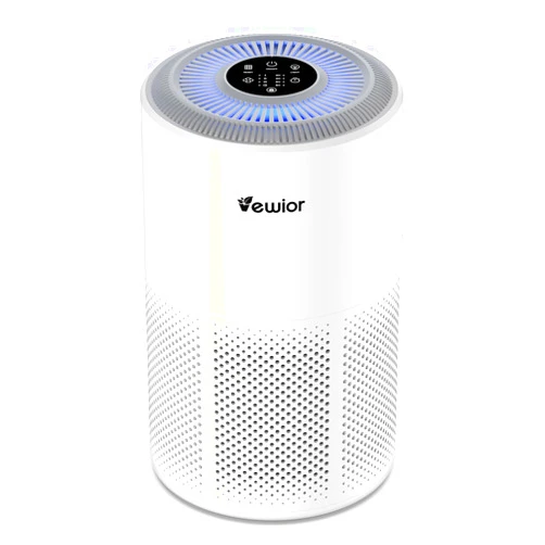 VEWIOR Air Purifiers for Home Large Room Up to 1800 ft², VEWIOR H13 True HEPA Air Filter for Bedroom with Night Light, Fragrance Sponge, Sleep Mode, Timer, Air Cleaner for Smoke, Dander, Pollen