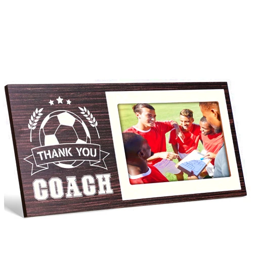 Sumind Sport Graduation Coach Picture Frame Football Softball Baseball Soccer Basketball Volleyball Graduation Photo Frame Thank You Coach Gift 4