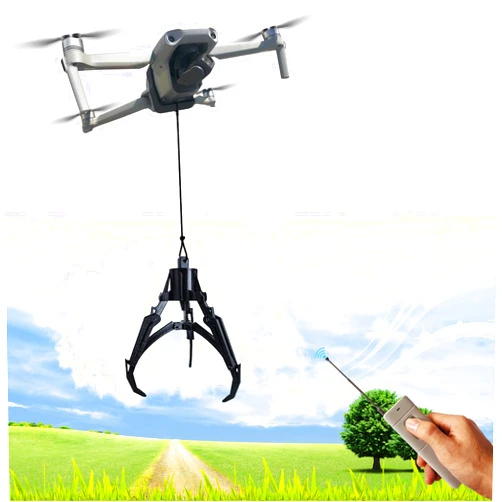 XTnueotr Universally Drone Airdrop System Release Device Payload Delivery Transport Drop, for DJI Mini5 Pro/Mini4/Mini3/Mini2/Air3/Air2/Air2S/Mavic4/Mavic3/ Mavic Series Drone Accessories (Mechanical Claw)