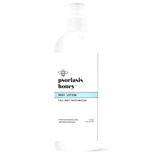 PSORIASIS HONEY Daily Moisturizing Body Lotion - Anti-Itch Day & Night Cream - Psoriasis Treatment for Skin - Ointment for Itch Relief - Psoriasis Cream Helps Dry Skin (16oz)