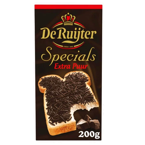 De Ruijter Ruijter Specials Extra Puur Chocolate Hail - Intense Flavor with 200g