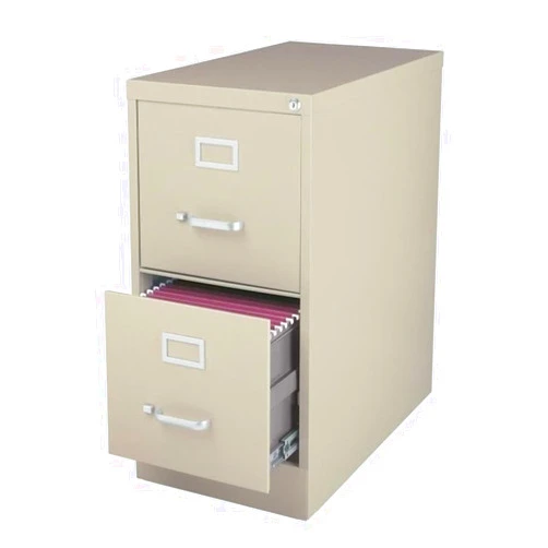 CommClad Hirsh 25-in Deep Metal 2 Drawer Letter Width Vertical File Cabinet Putty