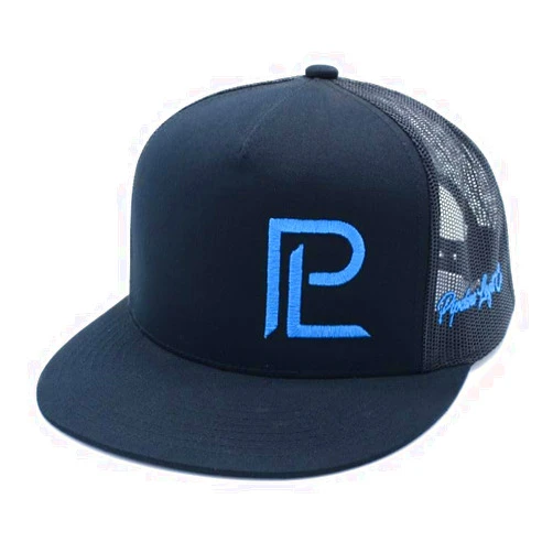 Pipeline Legit The Pipeliner - Flat-Bill Trucker Snapback Hat - Black