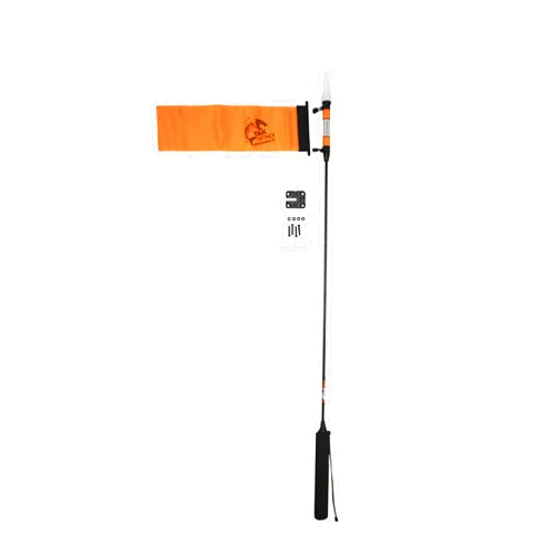 YakAttack VISIPole II, Light, mast, Floating Base, Includes Flag, MightyMount, and Hardware