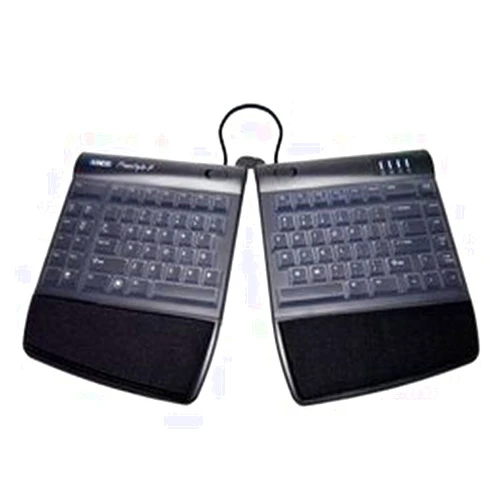 ECS Clear Silicone Keyboard Cover Compatible with Kinesis Freestyle2 - Skin Protector for Split Keyboard - Anti-Dust, Waterproof, Easy to Clean for Kinesis Freestyle2 Ergonomic Keyboards