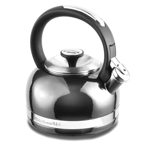 KitchenAid 2.0-Quart Full Handle and Trim Band Stovetop Kettle, 2 Qt, Pyrite