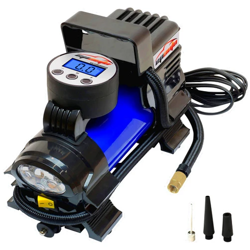 EPAuto 12V DC Portable Air Compressor Pump, Digital Tire Inflator