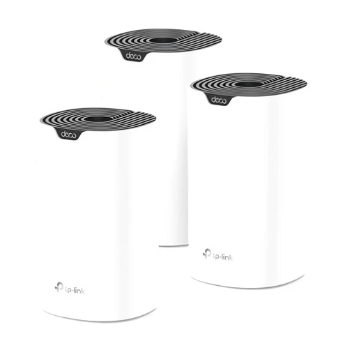TP-Link Deco Mesh AC1900 WiFi System (Deco S4) – Up to 5,500 Sq.ft. Coverage, Replaces WiFi Router and Extender, Gigabit Ports, Works with Alexa, 3-pack
