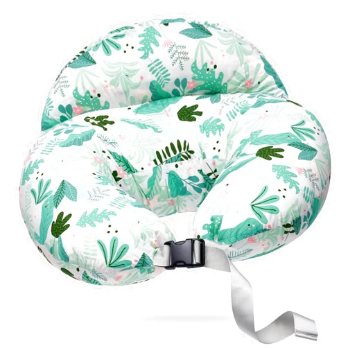 Momcozy Nursing Pillows for Breastfeeding, Plus Size Portable Breastfeeding Pillow and Positioner with Original Security Fence, Baby Support| with Adjustable Waist Strap and Removable Cotton Cover