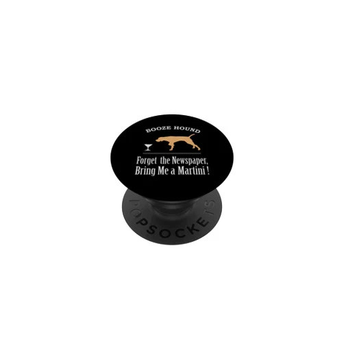 Boozehound Gear Booze Hound, Man's Best Friend PopSockets Adhesive PopGrip