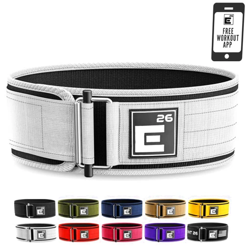 Element 26 Self-Locking Weight Lifting Belt - Premium Weightlifting Belt for Serious Functional Fitness, Weight Lifting, and Olympic Lifting Athletes - Lifting Support for Men and Women - Deadlift Training Belt