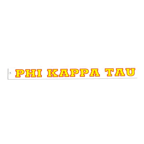 Greekgear Phi Kappa Tau Long Window Decal