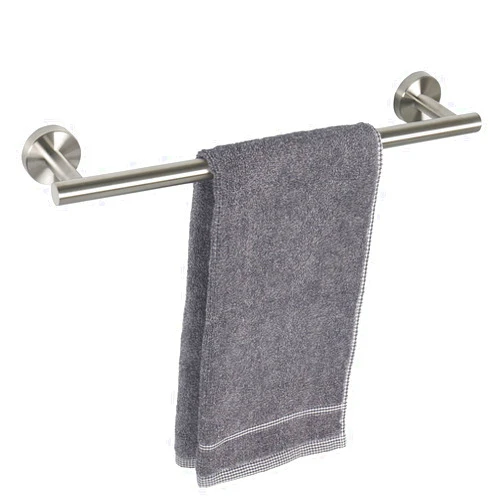 TocTen Bath Towel Bar - Thicken SUS304 Stainless Steel Bathroom Towel Holder, Towel Rod for Bathroom Heavy Duty Wall Mounted Towel Rack Hanger (16IN, Brushed Nickel)