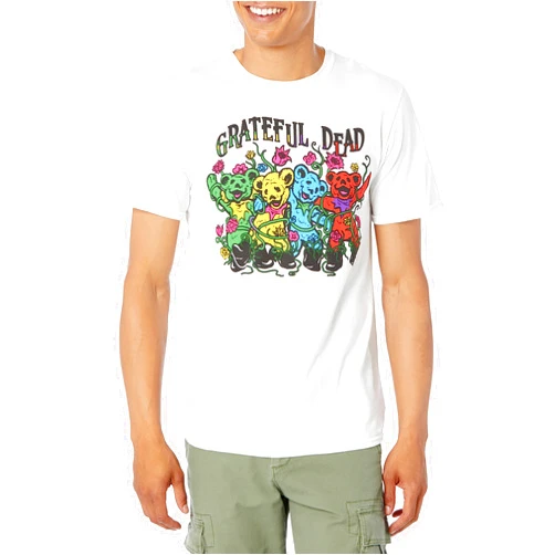 Grateful Dead unisex-adult Standard Exclusive Flower Bear Squad Tee