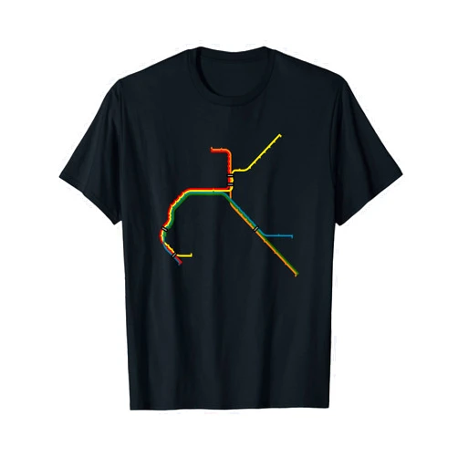 Modern San Francisco Train Tee Shirt Gift San Francisco BART Bay Area Train T Shirt - Men Women Kids T-Shirt