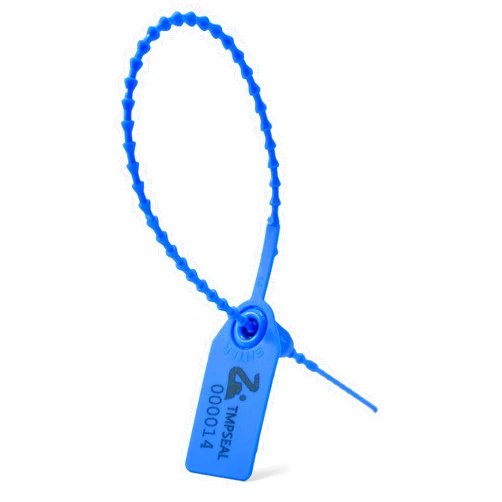 Z.TMPSEAL Blue Plastic Tamper Seals, Zip Ties Numbered for Fire Extinguishers Pull Tite Security Tags Disposable Self-Locking Safety Ties 250mm Length (1000)