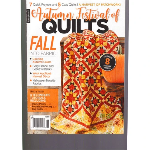 By FONS&PORTER'S LOVE OF QUILTING Magazine (Author) FONS&PORTER'S AUTUMN FESTIVAL OF QUILTS MAGAZINE 8 BONUS SEASONAL RECIPES 2017