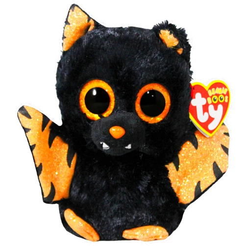 TY UK Ltd Mortimer Bat Orange Beanie Boo Regular Halloween 2022 Beanie Baby Soft Plush Toy Collectible Cuddly Stuffed Teddy 36493