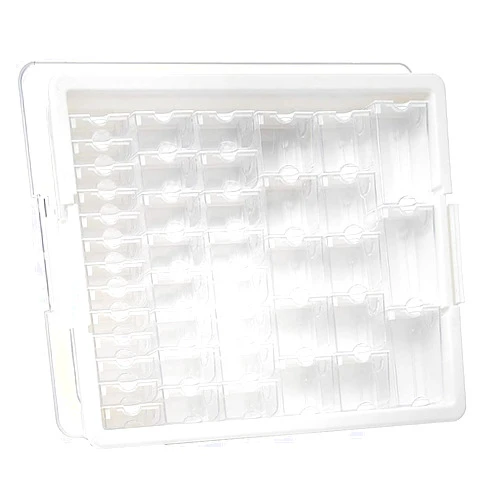 Bead Storage Solutions Darice Elizabeth Ward 45 Piece Assorted Portable Diamond Painting Storage and Bead Organizer with 42 Variable Sized Containers