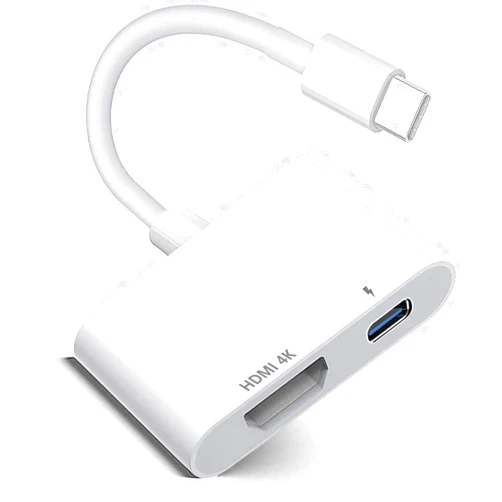 Yakimat USB C to HDMI Adapter Compatible with iPhone 15/15 Plus/ 15 Pro/ 15 Pro Max, iPad Pro 2023, MacBook Air/Pro, Samsung Galaxy S21 S20 Ultra S20+ Note 20 10 S10 S9 Plus and More (2 Port)