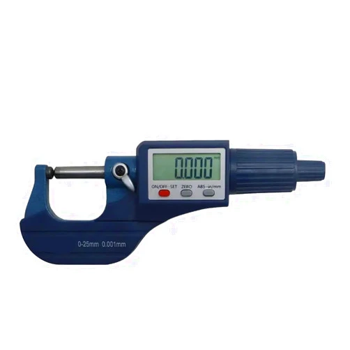 DONGSE digital outside micrometer Tube Outside Micrometer with Double Round Head 0-25/25-50/50-75/75-100 mm Digital Outside Micrometer(25-50mm)